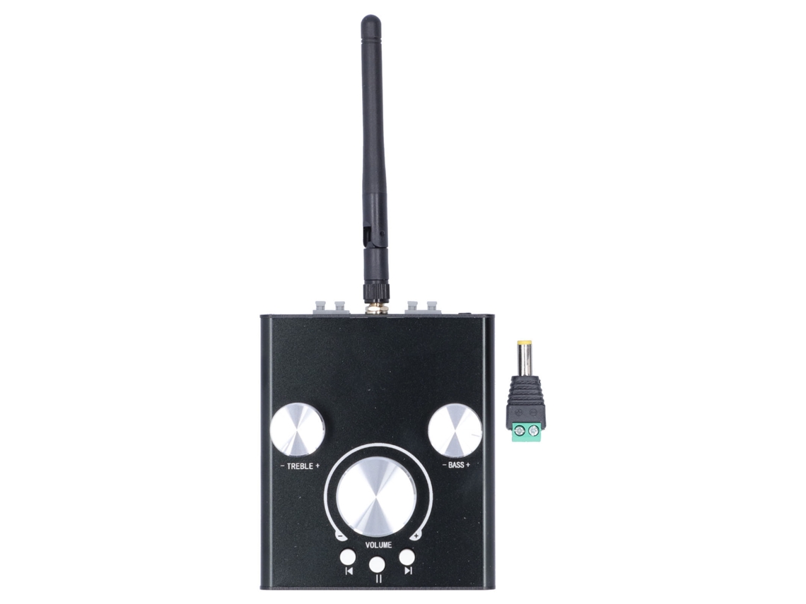 Amplificador De Audio Estéreo De 2 Canales Bluetooth 5.0 Con Control De Graves/agudos Hifi