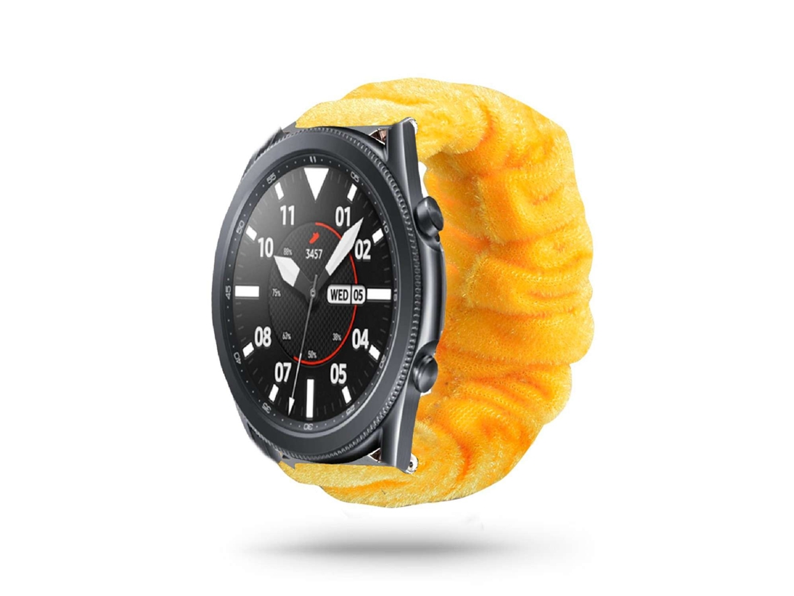 Correa Amazfit Bip S Pulsera Scrunchie Amarillo