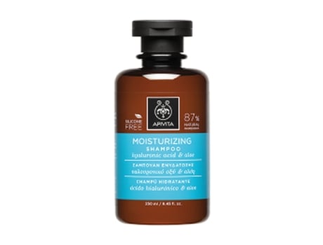 Apivita - Champú Hidratante com Ácido Hialurónico e Aloe 250 ml
