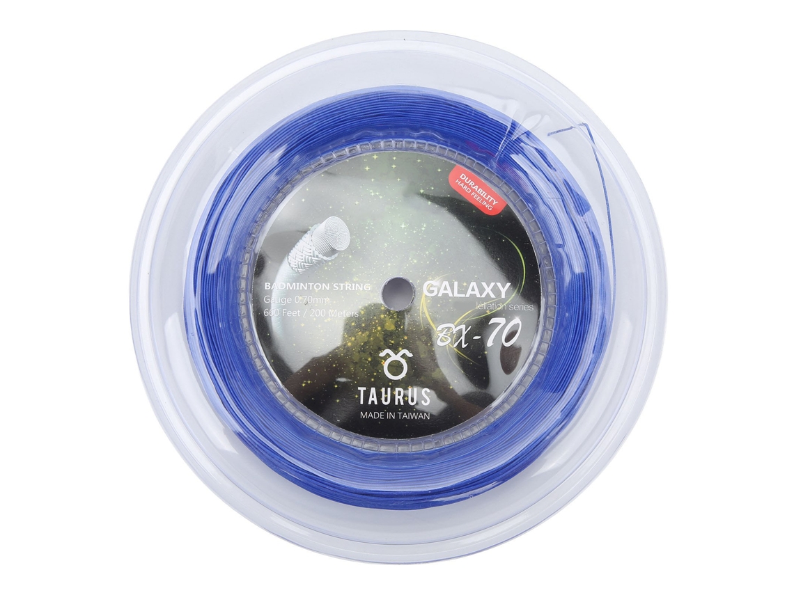 Hilo De Bádminton Powerti Bx70 De Nailon De Alta Elasticidad, 0,7 Mm, 200 M, Carrete Azul Para Raquetas.