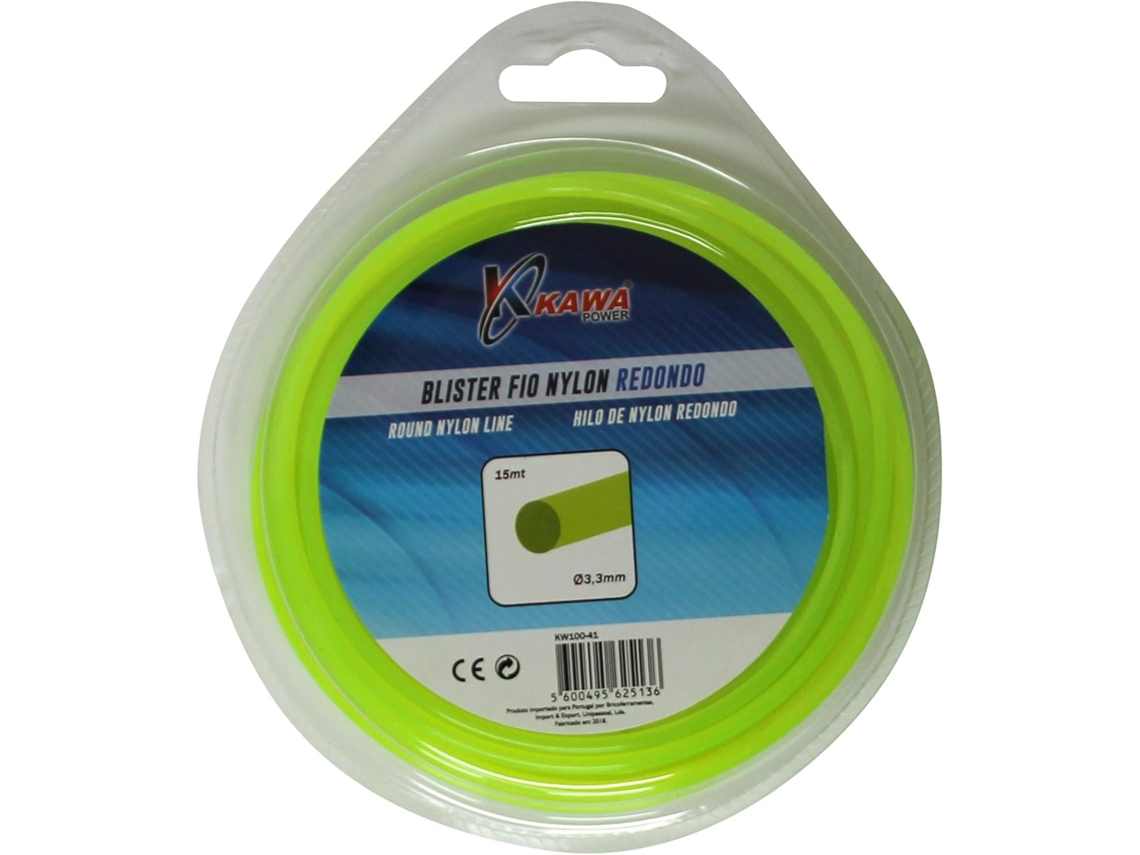 Kawapower Hilo De Nylon Redondo 3,3 Mm 15 M