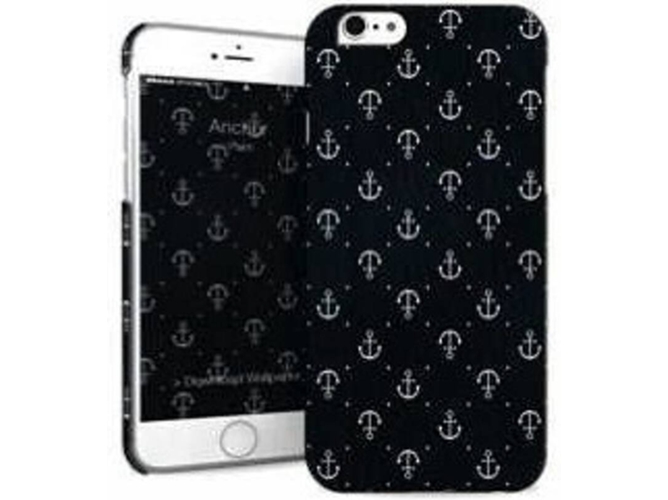 Funda iPhone 6, 6s, 7, 8 I-PAINT Hard Anchor Negro