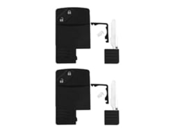 2 Carcasas Para Llave Remota Con Tarjeta De 2 Botones Para Cx-7, Cx-9, Rx8 Y Miata (modelos 5 Y 6).