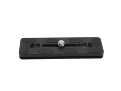 Placa de liberación rápida de 120 mm con tornillo de 3/8 de pulgada y perno en D para trípode y rótula Arca Swiss Standard