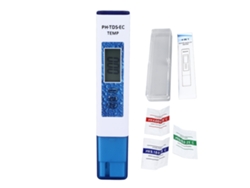 Medidor de qualidade da água 4 em 1 ph tds ec temp test meter com sonda de titânio para aquários S/MARCA