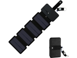 Cargador Solar Impermeable Para Teléfonos Móviles Con Panel De Carga Plegable |