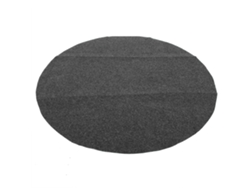 Alfombrilla Redonda Para Barbacoa De 91 Cm (36 Pulgadas), Resistente Al Aceite Y Antideslizante, Para Horno De Exterior.