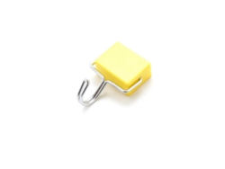 Gancho magnético para pared Nevera Estante de almacenamiento para lavadora Amarillo