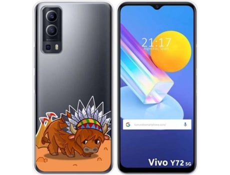 Carcasa Vivo Y52 5G TUMUNDOSMARTPHONE Bufalo Multicolor