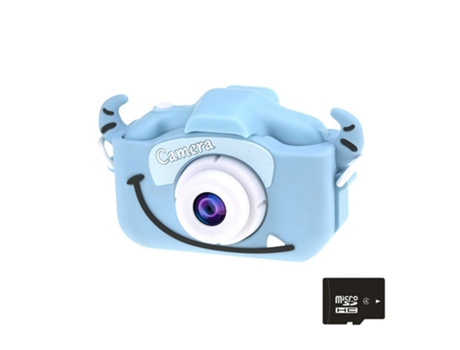 Cámara Digital SLOWMOOSE para Niños HD Vaca Azul SD 32 GB