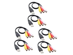 Cable Adaptador De Audio/video Usb Hembra A 3rca (3 Pares) Para Televisor