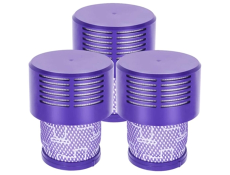 Pacote com 3 filtros hepa para dyson v10 sv12, peça nº 969082-01