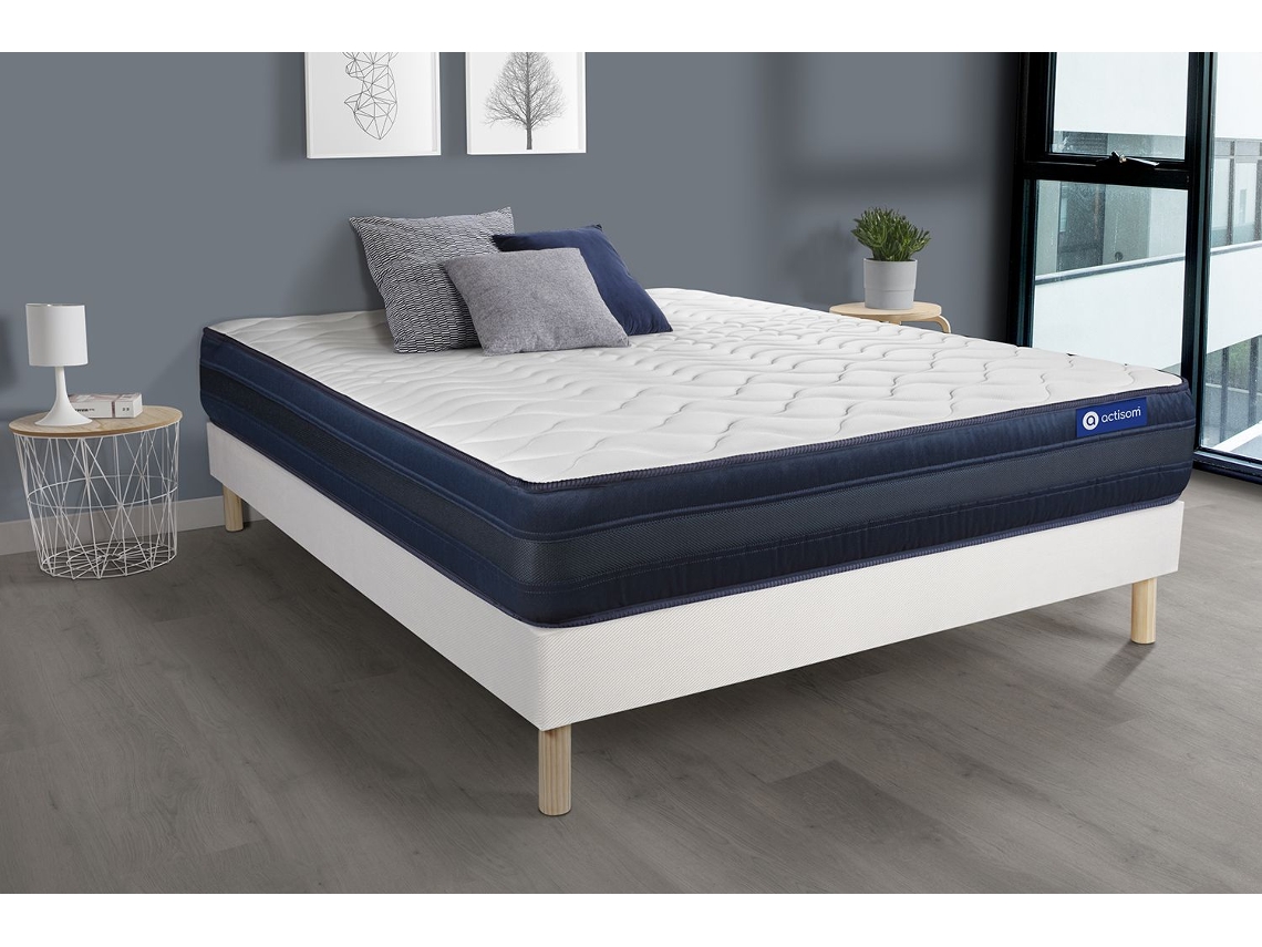 Somier Actiflex Tech Multiláminas ACTISOM Espuma con memoria Blanco (200x200)