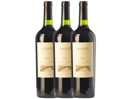 Vino ALAMOS Selección Malbec Mendoza Crianza (0.75 L - 3 unidades)