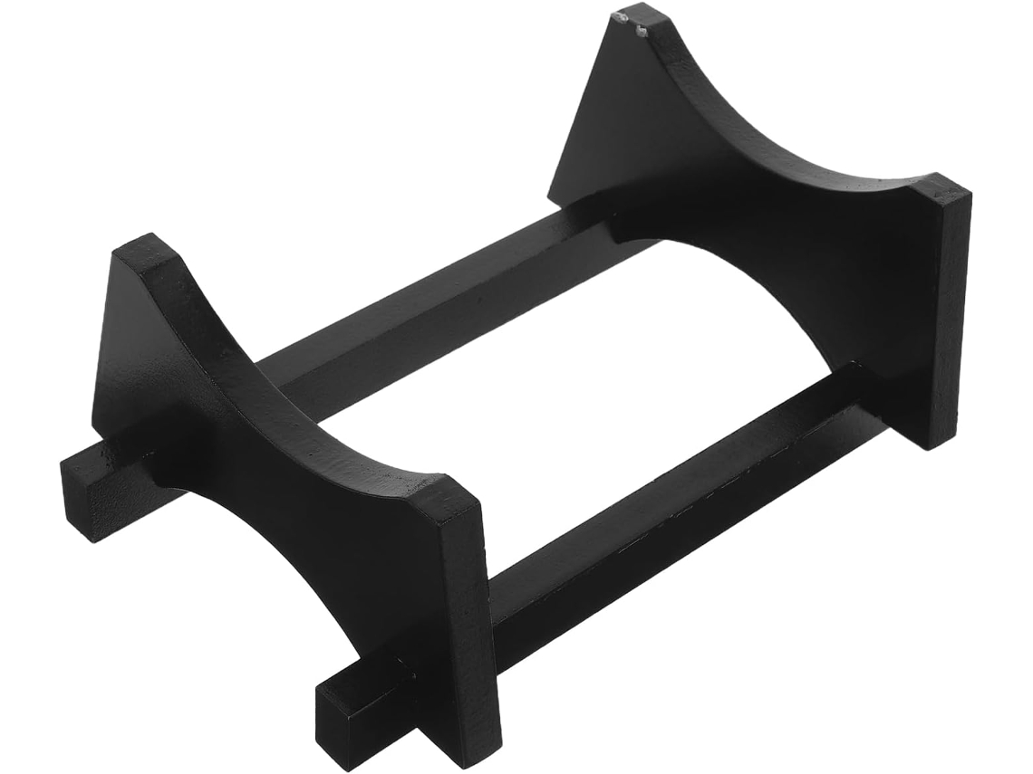 Botellero De Mesa Para Barra De Cocina, Soporte De Madera Oscura Para Dispensador De Barril De 3 Litros