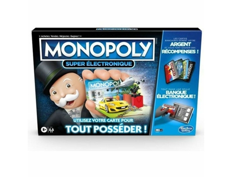 Juego Colectivo MONOPOLY Electronic Banking Super Electronique (Edad Mínima Recomendada: 8 años - Idioma: Francés)