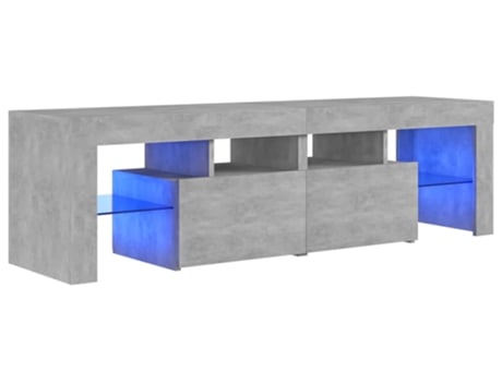 Mueble para la televisión VIDAXL Gris Madera contrachapada (140x35x40 cm)