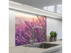 Salpicaderos De Cocina Lavanda - Violeta - Luz Solar 80x80 Cm