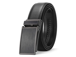 Cinto Chrui De Couro Masculino Com Catraca, Microajustável, 125 Cm (09")