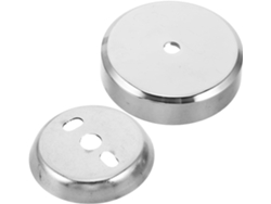 Soporte 2 Montaje Toallero Baño Piezas Base Brida Acero