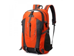 2026-5076-mochila Impermeable Para Viajes Al Aire Libre Unisex De Gran Capacidad Ligera Para Senderismo Osz Naranja