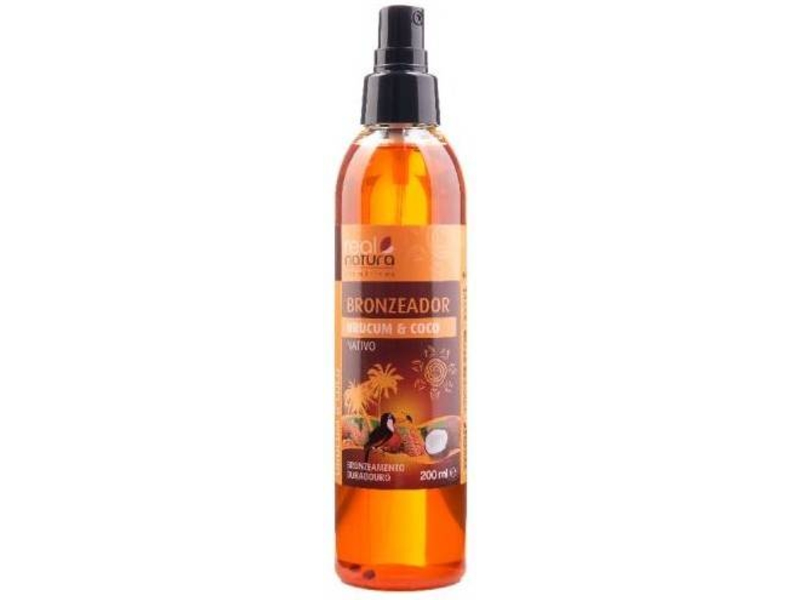 Aceite Bronceador Con Achiote Y Coco - Óleo Bronzeador Urucum + Coco 200 Ml