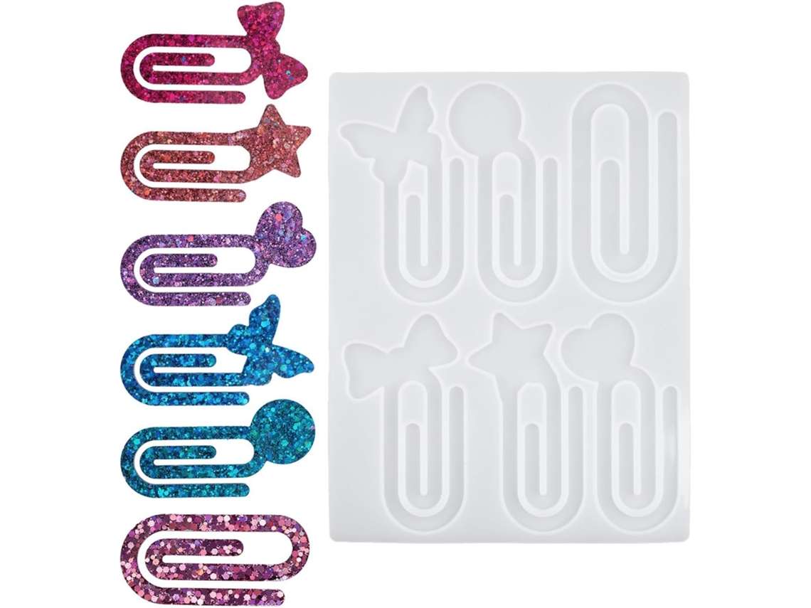 Molde De Silicona Para Colgantes, Pendientes, Clips Y Manualidades.