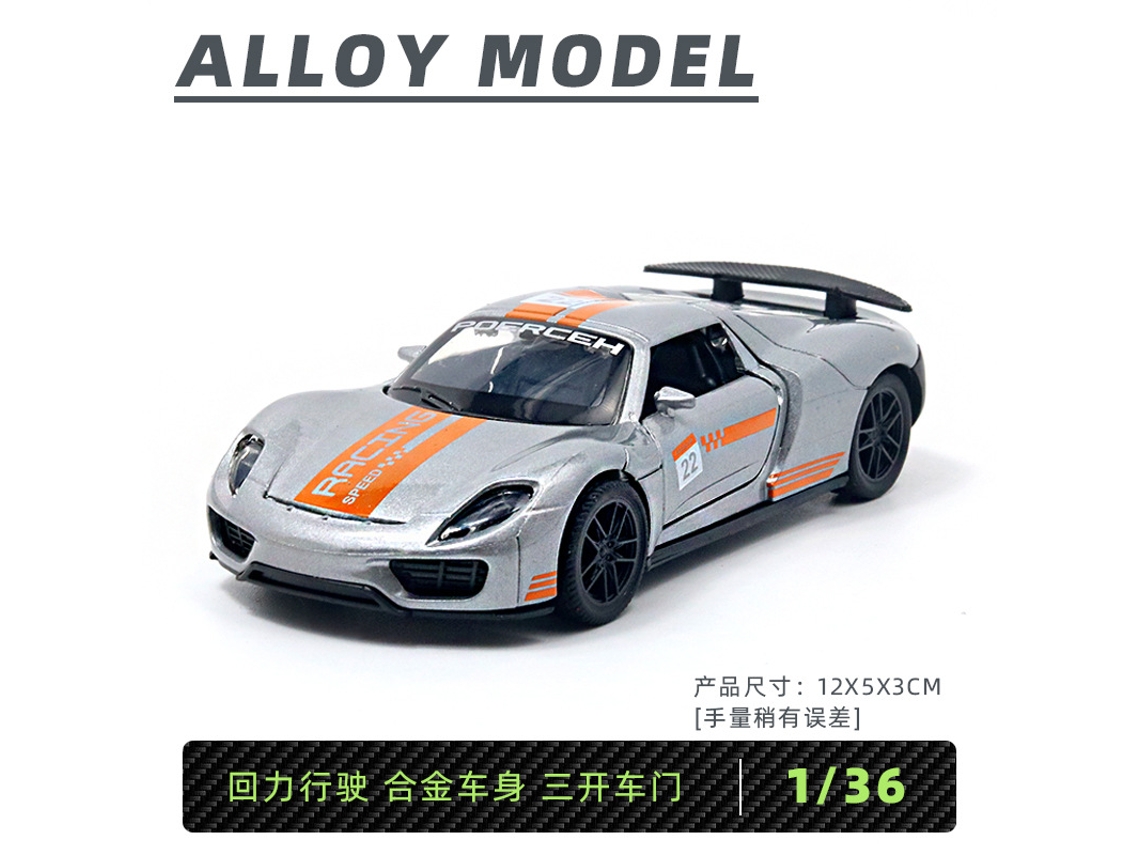 Modelo De Coche De Metal Fundido A Escala 1/36, Figura De Coche De Juguete, Regalo Para Niños
