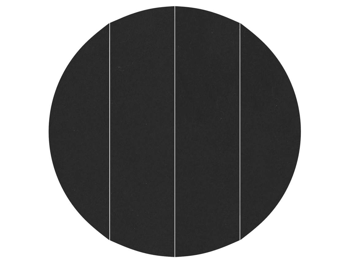 Maison Exclusive - Lona Para El Fondo De La Piscina Negro Ø 428 Cm Tela No Tejida