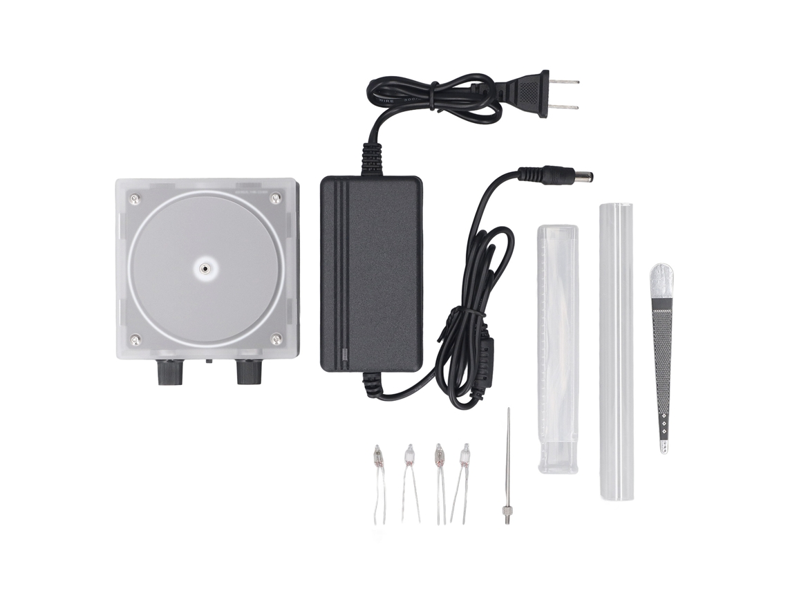 Bobina de plasma con arco táctil, reproducción de música, juguete de mesa, experimento científico, lámpara LED