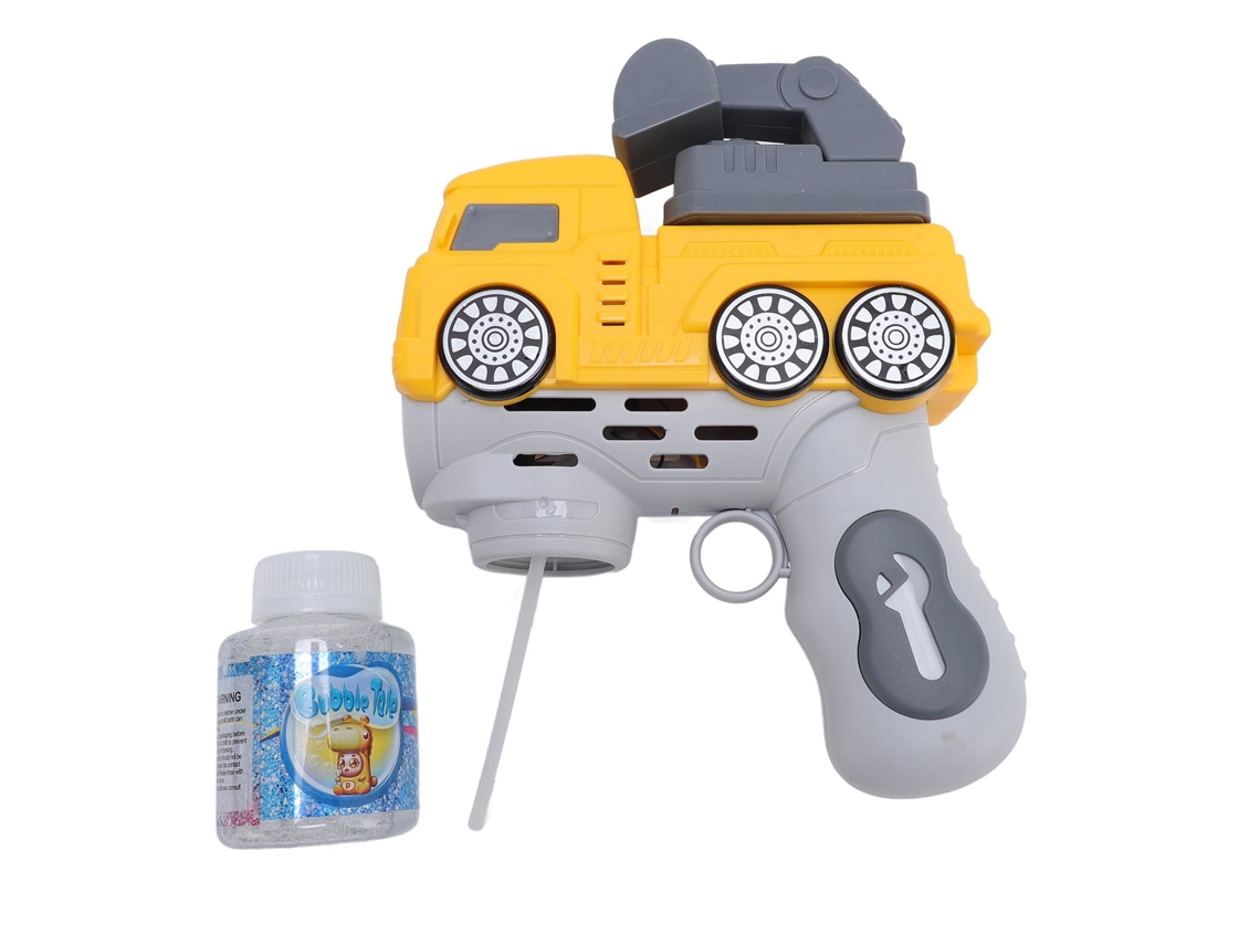 Ats-máquina De Burbujas Eléctrica Portátil Para Niños, Coche De Ingeniería Manual, Juguete Con Luz Automática Para Interior Y Exterior