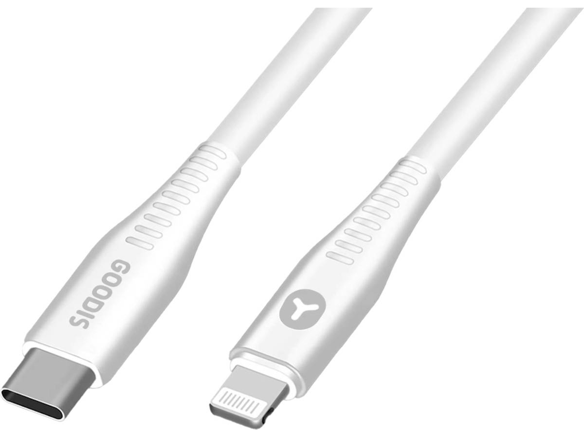 Cable GOODIS Lightning GDCL8835C94 (Blanco - 1 m)