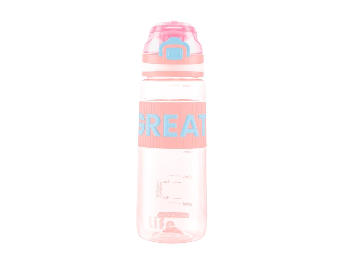 Botella de agua deportiva resistente a altas temperaturas, portátil, con tapa, para estudiantes en casa.