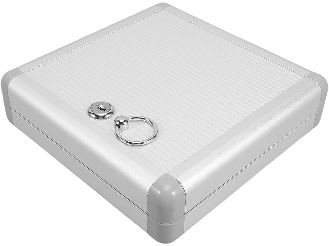 Caja De Llaves Mural Con Cerradura, 12 Ranuras, Aleación De Aluminio, Caja Fuerte Grande Para Llaves