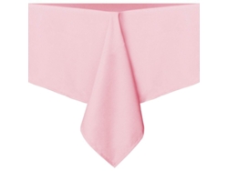 2026-40811-mantel Rectangular 54x54 Pulgadas Poliéster Resistente A Manchas Arrugas Lavable Para Mesa Comedor Fiesta Campamento Rosa