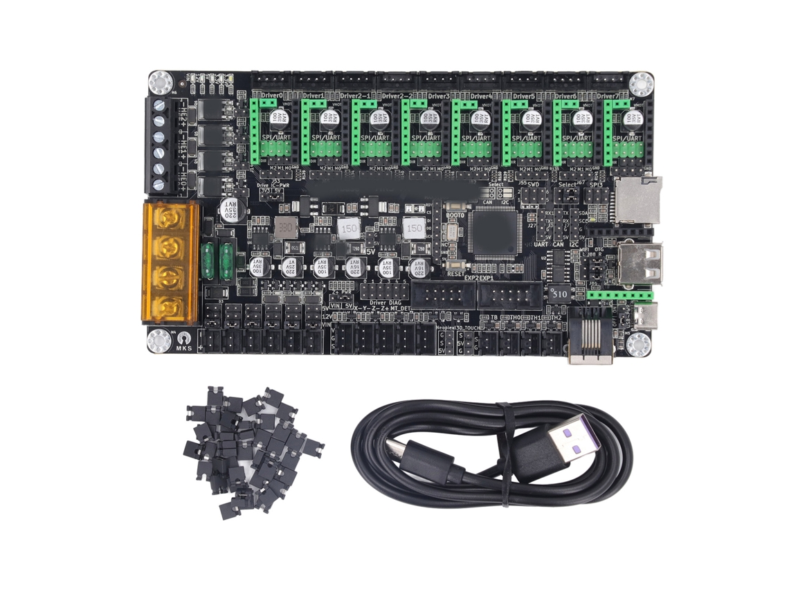 Placa Base Para Impresora 3d De 32 Bits Y 168 Mhz, Silenciosa, Voron Dc12-24v.