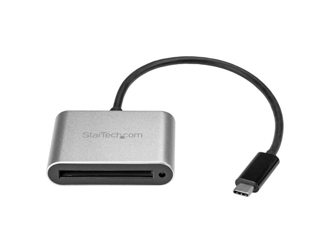 Lector de Tarjetas STARTECH.COM CFASTRWU3C USB 3.0 Type-C Negro Plateado
