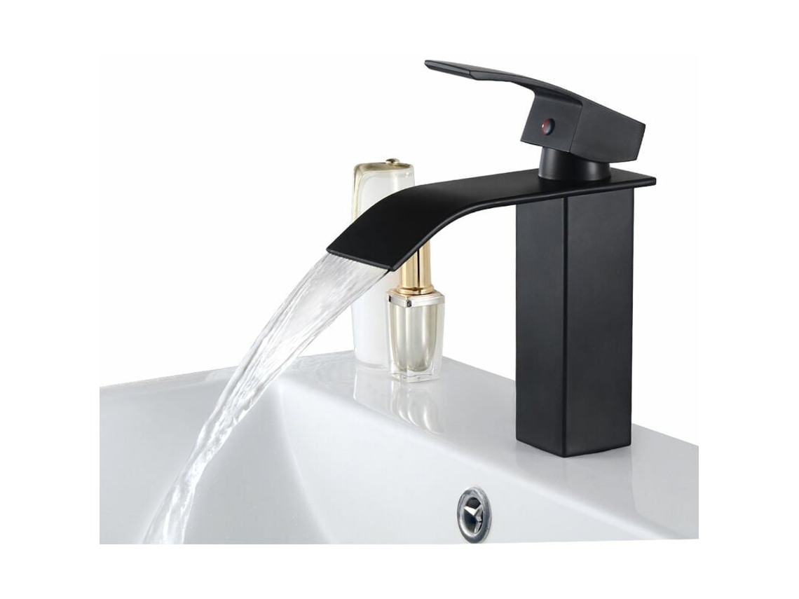 Torneira De Cascata Para Lavatório De Casa De Banho, Latão Cromado Relavaev