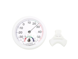 Termohigrómetro Blanco Th108: Medidor Preciso De Temperatura Y Humedad Para Uso Doméstico.