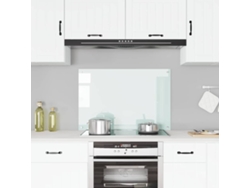 Protección Salpicaduras Cocina Vidrio Templado Blanco 90x60 Cm