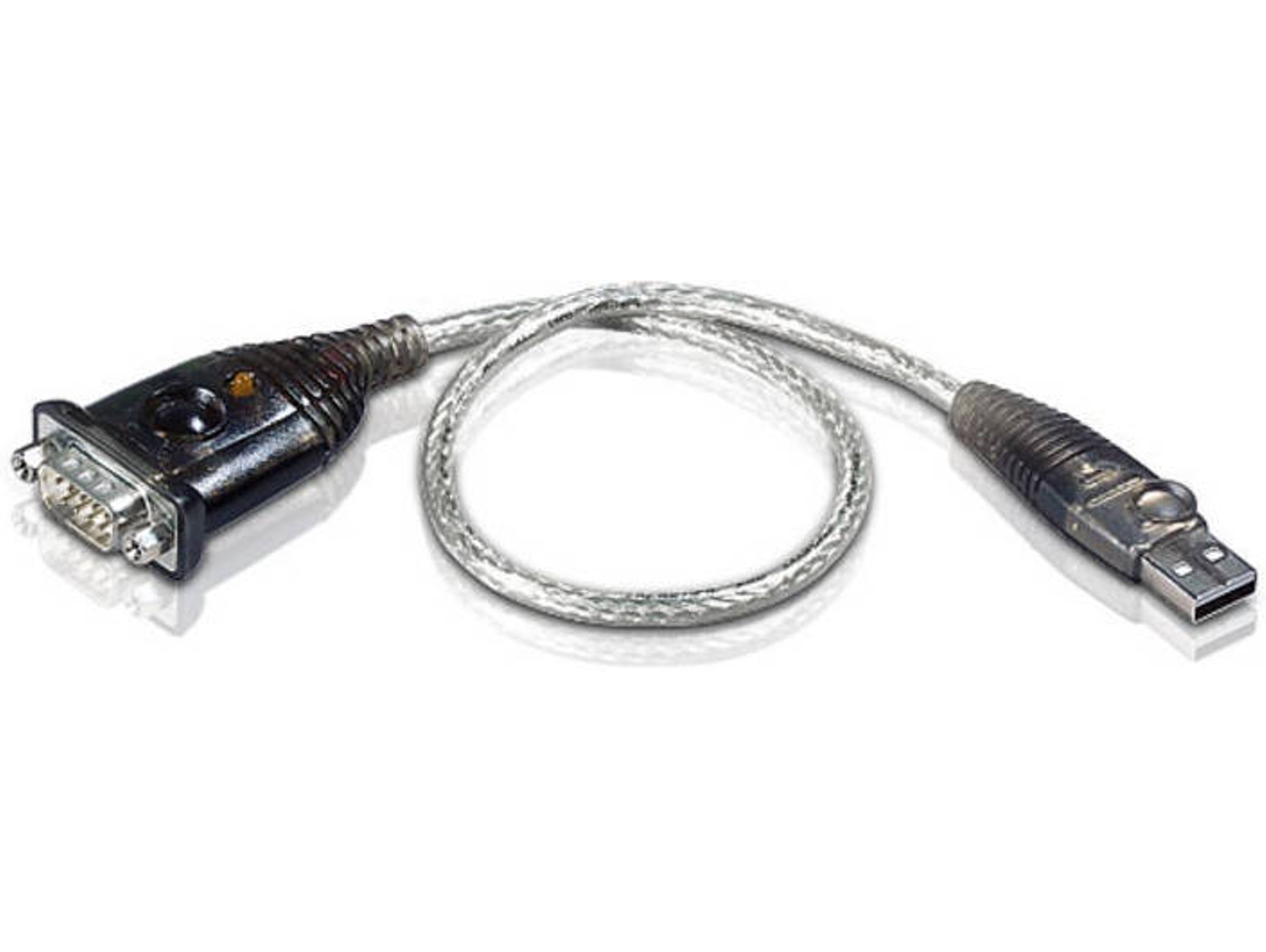 Adaptador de interfaz ATEN UC232A USB RS-232 Plateado
