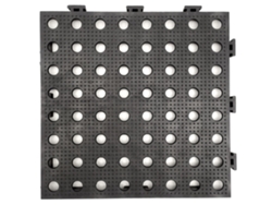Pack 200 Losetas Suelo Antideslizante Maxi Drenante Negro 33x33x2cm (≈22m²) Ultra-resistentes: Paso De Coches, Hostelería, Industria