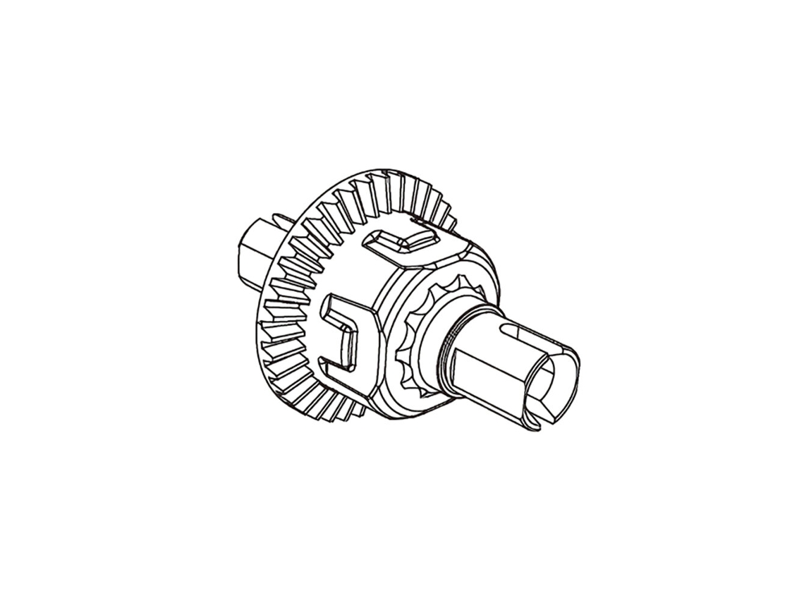 Center Differential P73420cmjx 7304 Rc Car Original Parts Center Front Rear Differential