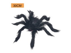 Araña negra gigante para Halloween, decoración de jardín gigante de 30 cm, Viewleaf