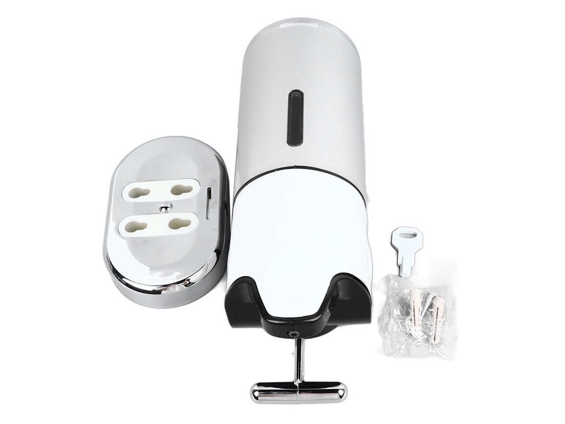 Dispensador De Jabón Manual De Gran Capacidad Para Montaje En Pared, Ideal Para Baño, Cocina Y Hotel. Fabricado En Abs.