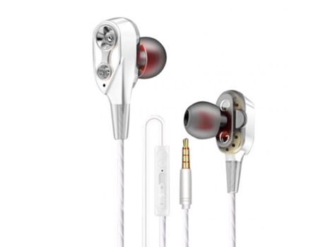 Auriculares con Cables SLOWMOOSE (Blanco)