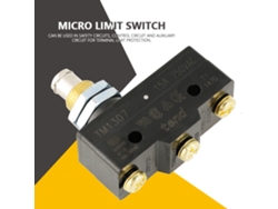 2026dz-1 Pieza Interruptor Micro Límite Momentáneo Tm1307 De Panel Con Plunger Negro