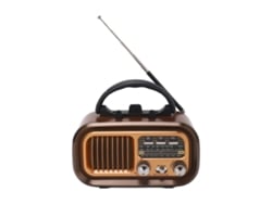 Mdugradio Portátil Con Altavoz Retro 3bandabluetooth Multifuncional Am/fm