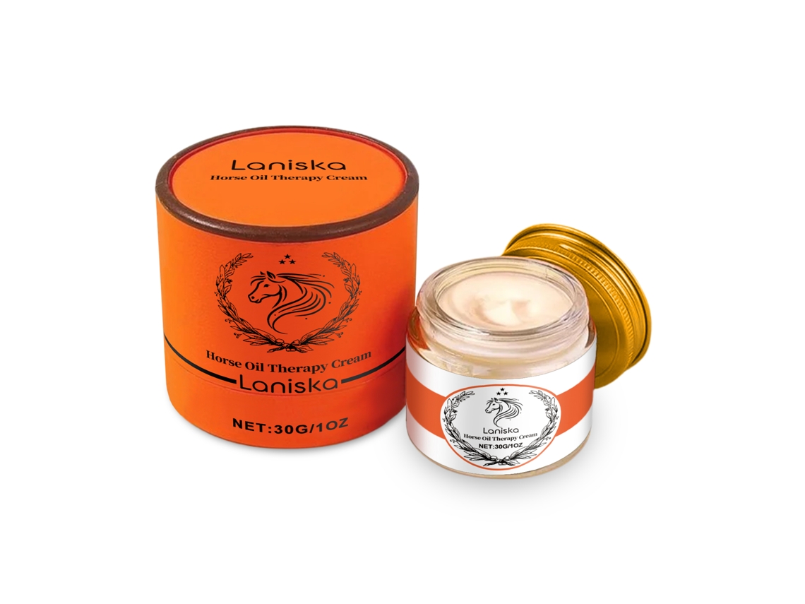 Crema hidratante con aceite de caballo para la piel