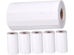 6 Rollos De Papel Térmico Para Impresoras Fotográficas, Recambio Compatible Con Cámaras Instantáneas.
